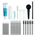 thumbnail image 1 of lakerain Hair Color Tint Kit Permanent Brow Coloring Set Eyebrow Color Dye Cream Hair Dye with Mixing Brush Eyebrow Comb Brow Razor Scissors Brushes Eye Brow Makeup Tool Kit, 1 of 8