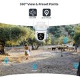 thumbnail image 4 of 4G LTE Cell Security Camera Wireless Outdoor, No WiFi Needed, 2K Color Night Vision, 360° View Pan/Tilt, 2 Way Talk, PIR Motion Sensor, Built-in SIM Card (Support Verizon/AT&T/T-Mobile), 4 of 4