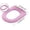 Pink, variant on Thicker Bathroom Toilet Seat Cover Pads, Toilet Seat Cushion Cover Stretchable Washable Fiber Cloth, Winter Solid Color Washable Knitted Toilet Seat Cushion for Warmth and Comfort
