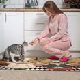 thumbnail image 4 of Coffee Vintage Chef Kitchen Pattern Kitchen Rug Set Of 2,Kitchen Rugs Mats with Dirty Resistance,washable,Non-Slip,kitchen Rugs and Mats 17.7x24+17.7x48inch, 4 of 7