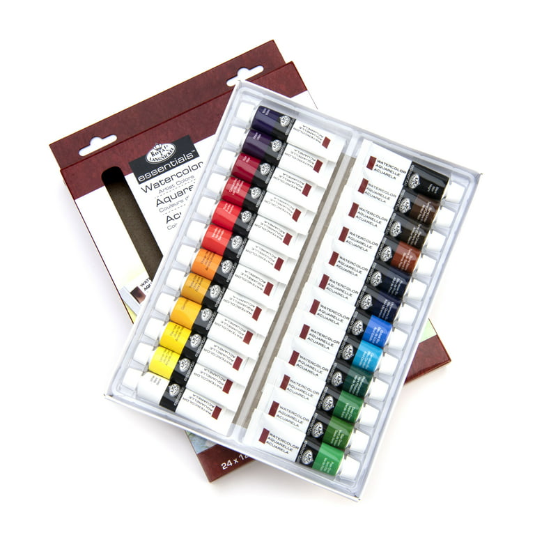 Nicpro Beginner Acrylic Paint Set, 24 Rich Pigment Colors (12ml) 12 Br