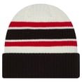 thumbnail image 2 of Men's New Era  Cream/Black Buffalo Sabres Vintage Cuffed Knit Hat, 2 of 2