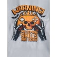 thumbnail image 2 of Wonder Nation Boys Short Sleeve Graphic Tee and Wide Leg Pants Sleep Set, 2-Piece, Sizes 4-18, 2 of 3