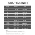 thumbnail image 5 of Gai Yi Plus Size High-Waisted Briefs - Smoothing & All-Day Comfort 4 Pack Black+White+Grey+Purple 2XL, 5 of 7