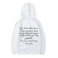thumbnail image 4 of WOYY Hoodies for Girls Letter Print Hooded Sweatshirt Casual Long Sleeve Soft Pullover, 4 of 4