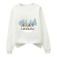 thumbnail image 4 of MIUOWANP Women's Long Sleeve Tops Christmas Fashion Women's Casual Long Sleeve Printed Ladies Sweatshirts Tops, 4 of 4