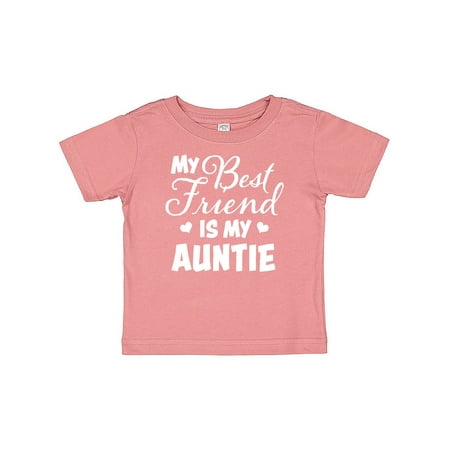 

Inktastic My Best Friend is My Auntie with Hearts Gift Baby Boy or Baby Girl T-Shirt
