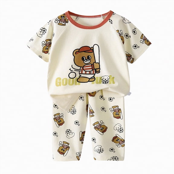 Hessimy Toddler Boy Clothes Kids Summer Short Sleeve T-Shirt and Shorts Outfit 2 Piece Sweatsuit Clothing Set,Soft Sweatsuit(Blue,7-8 Years)