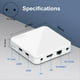 thumbnail image 2 of H313 Smart TV Box Android 14, WiFi6 de Doble Banda, BT6.0 2 GB + 8 GB Reproductor de Video Decodificador Inteligente Enchufe de la UE, 2 of 5