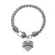 thumbnail image 1 of Corazón Bangle Charm Pulsera Rhinestone Maestro Mamá Ceystal Regalo Familia Cumpleaños Abuela Cadena Hija Pulseras, 1 of 5