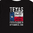 thumbnail image 4 of Inktastic Established December 29, 1845 Texas Flag Boys or Girls Long Sleeve Toddler T-Shirt, 4 of 5