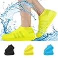 thumbnail image 1 of Couvre-chaussures Imperméables, Couvre-Chaussures Réutilisable en Silicone pour Hommes Femmes, m, Jaune, 1 of 5