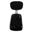 thumbnail image 2 of Cojín de asiento trasero de bicicleta Zulema ciclismo PU respaldo Blanco negro, 2 of 8