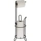 thumbnail image 2 of Simple Houseware - Soporte para almacenamiento de rollos de papel higiénico para baño, acabado cromado Ormromra WRMH-215, 2 of 5