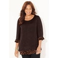thumbnail image 2 of Catherines Women's Plus Size Impossibly Soft Duet Tunic, 2 of 6