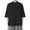Black, variant on Men's 3/4 Sleeved Shirts Traditional Chinese Buttons Lightweight Tang Suit Shirt Summer Breathable Comfort Casual Wear with Two Pockets Navy XL