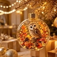 thumbnail image 2 of Mivyn Glowing Christmas Story Ornament, 3.15" Light-Up Mini Holiday Scene with Warm LED Light, Festive Keepsake Gift for Home Christmas Party Decoration,1PCS,, 2 of 7