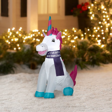 Holiday Time 3.5 ft. Unicorn Inflatable