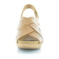 thumbnail image 4 of Cobb Hill Alleah Sling Women's Sandals & Flip Flops Honey Leather Size 7 W, 4 of 8