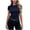 (Type 3)Navy, variant on Patlollav Womens Plus Size Round Neck Short Sleeve Color Matching Loose Dress
