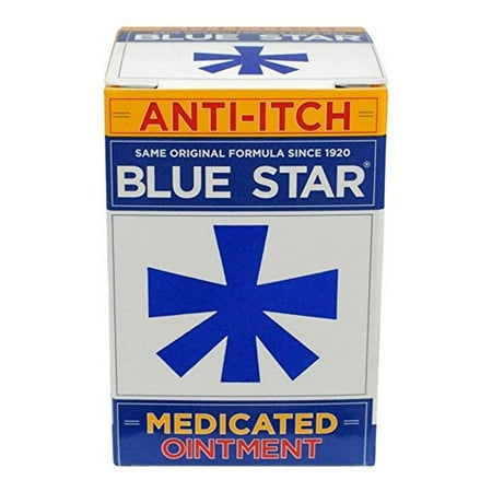 Medicated Antifungal - Blue Star Anti-Itch Medicated Ointment - 2 Oz