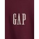 thumbnail image 3 of Sudadera GAP con Logo, Cuello Redondo, Forro Polar, Rojo Toscano XL, 3 of 4