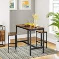 thumbnail image 3 of Boutique Home Set of 2 Kitchen Bar Stools in Rustic Wood Style, 3 of 7