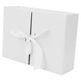 thumbnail image 4 of Double Door Gift Box, Paper Gift Boxes, Bow Design Reusable External 26x19x8cm Paper Material Decorative Folding Wrapping Gift Box, 4 of 8