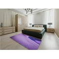 thumbnail image 4 of Ahgly Company Indoor Square Patterned Purple Amethyst Purple Area Rugs, 7' Square, 4 of 6