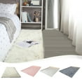 thumbnail image 1 of Fiudx Alfombra Verde Turquesa, Diseño de Pelo Largo Ultrasuave, Base Antideslizante, Acogedora Decoración para Dormitorio y Sala de Estar, Moderna Alfombra Peluda, Fácil de Limpiar, Tamaño 63 X 60 Pu, 1 of 7