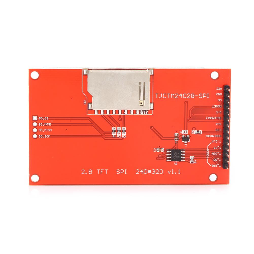 Anzeigemodul Leiterplatte ILI9341 5V / 3,3V serieller Anschluss 2,8240x320 SPI-TFT-LCD-Touchpanel 