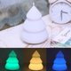 thumbnail image 4 of Lámpara LED de noche de silicona para árbol de Navidad, lámpara de noche para dormitorio, carga USB, 4 of 8