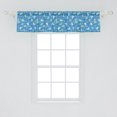 thumbnail image 2 of Ambesonne Submarine Window Valance, Sharks Whales Fishes, 54" X 12", Multicolor, 2 of 3