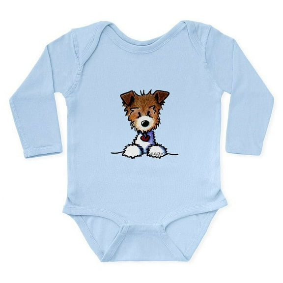 CafePress - Kiniart Pocket JRT Long Sleeve Infant Bodysuit - Long Sleeve Cotton Baby Bodysuit
