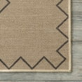 thumbnail image 5 of nuLOOM Rosita SpinClean Tribal Trellis Easy-Jute Machine Washable Area Rug, 5' x 8', Rosita Natural, 5 of 8