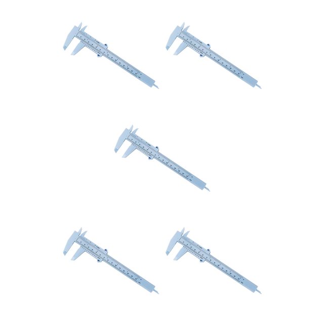 Kenally Calibre Vernier deslizante de 150mm, calibre de regla de plástico, herramienta de medición de apertura de doble escala, experimento de Type3 NO3 Kenally CBP048411