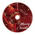 thumbnail image 1 of B Christmas Tree Skirt Velvet Material Style B 35.43 Inches Diameter For Holiday Decoration Tree Base Cover Festive Home Decor Lightweight Package, 1 of 8