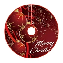 Virelaxpo Sparkling Christmas Tree Skirt with Sequins for Holiday Decorations,Festive Tree Base Cover for Home and Office,Durable and Easy to Install Christmas Ornament