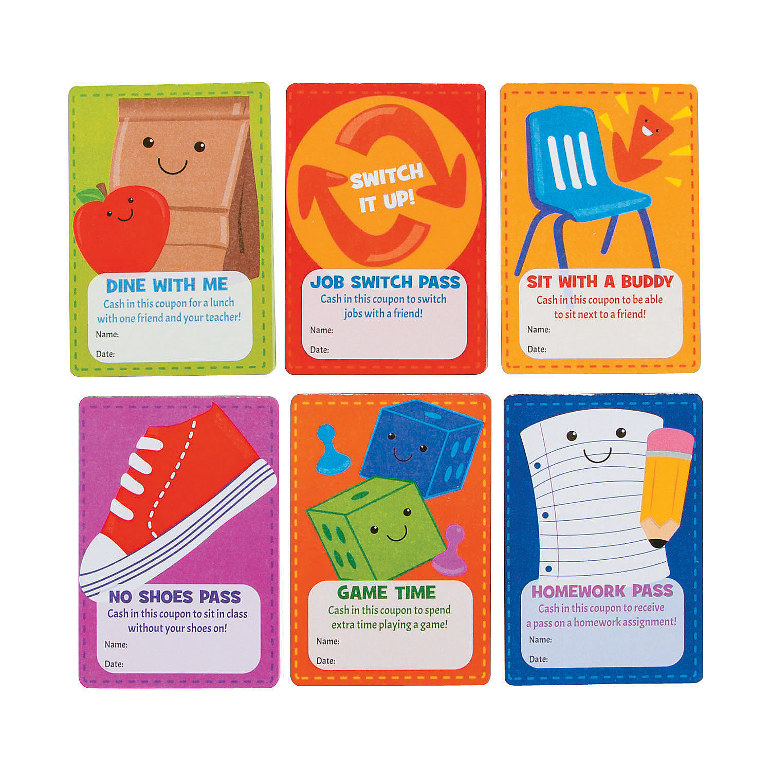 Classroom Coupon Book Party Favors 6 Pieces Walmart Com Walmart Com