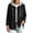 Black, variant on Nowekniz Corduroy Hooded Shirt Jacket, Waffle Long Sleeve Button Down Lightweight Casual Coat, Versatile Hooded Sweatshirt Tee for Daily Casual and Running Wear
