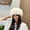 White, variant on Women Winter Warm Mongolian Hat - With stuffed Faux Fur Trim, Suitable for Cold Weather, Christmas and Festival Costume, Women Winter Hat, Fur Hat, Women Hat