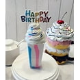 thumbnail image 5 of Fake Pudding Shot Birthday Cake Prop Decoraton Mini Parfait Dezicakes, 5 of 6