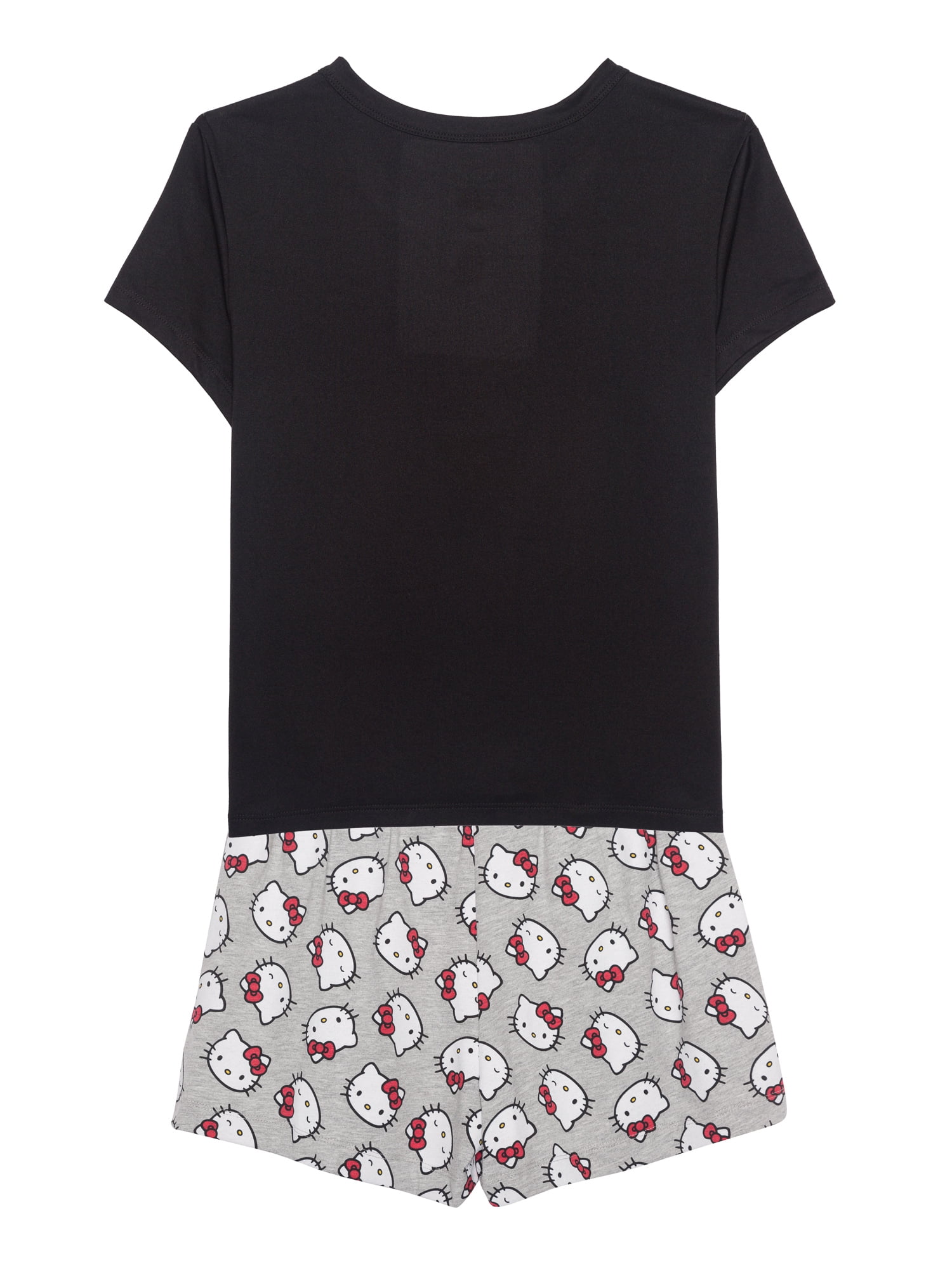 Hello Kitty Women's Graphic Tee and Short Set, 2-Piece, Sizes XS-3X