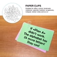 thumbnail image 4 of unbranded 20Ud Clips De Papel En De Llave Plata Para Organizar Documentos Y En Oficina Y Escuela, 4 of 8