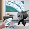 thumbnail image 4 of Proyector En Miniatura Full Hd1080P 1500Lm Proyector De Video De Cine En Casa Hd-Mi Av Entrada Sd Control Remoto Led Proyector De Entretenimiento Infantil Vogacara EL014395-02, 4 of 6