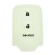 thumbnail image 2 of Nuevo Keyless Remote Key Car Fob Funda Chaqueta de Piel de 3Btn para , , XR V Luminoso shamjiam Cubierta protectora de silicona clave, 2 of 8