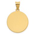 thumbnail image 3 of 14K Polished and Satin Hollow St. Thomas More Medal Round Pendant, 3 of 3