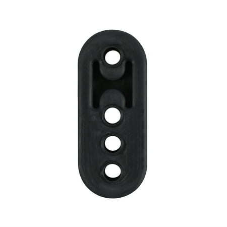 ESYNIC 2pcs Universal Black Heavy Duty Rubber Exhaust Mount Brackets Hangers 12mm Hole Car Exhaust Hanger Mounting Bushing Bracket Exhaust Hanger Exhaust Mount Brackets Hanger