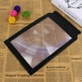 A4 Full Page 3x Magnifier Sheet LARGE Magnifying Glass Book Reading Aid PVC Lens