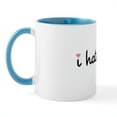 thumbnail image 2 of CafePress - I Hate Everyone Mug - 11 oz Ceramic Mug - Novelty Coffee Tea Cup, 2 of 6